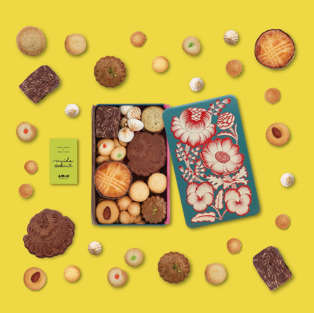 タイヨウノカンカン 10種アソート／太陽ノ塔 クッキー缶