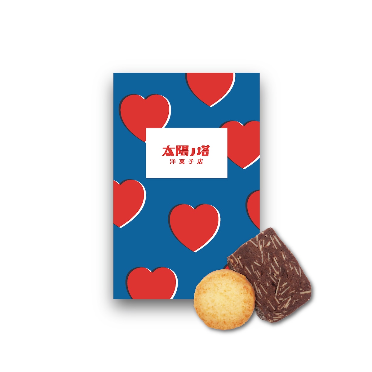 太陽ノ塔の代表商品 【限定ハートデザイン】タイヨウノクッキー チョコナッツ&ココナッツ