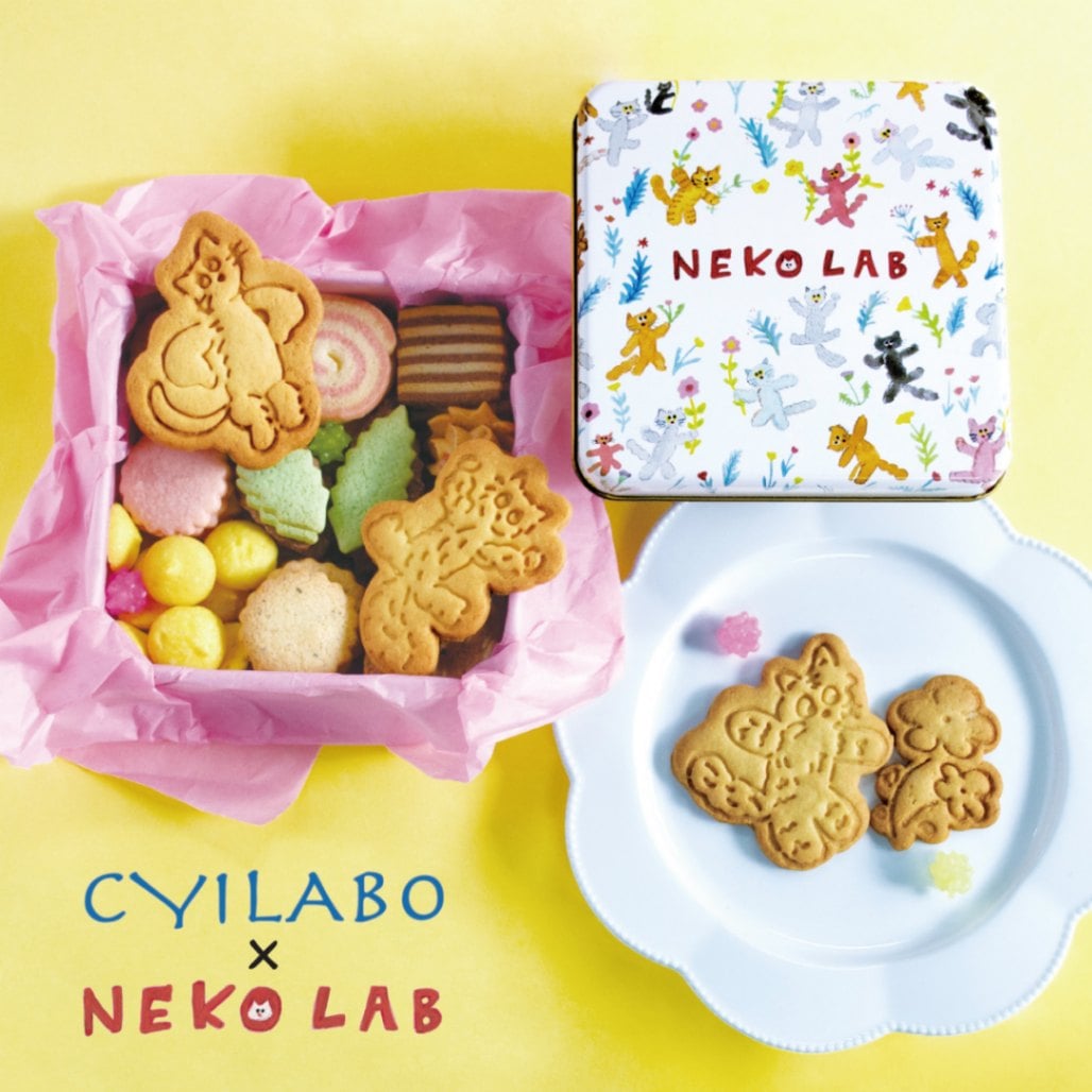 CYILABOの代表商品 CYILABOコラボクッキー缶|CYILABO×NEKO LAB コラボ