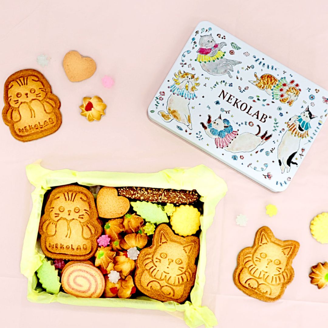 【第二弾コラボ】トコロコムギ | オハナの妖精にゃんこクッキー缶