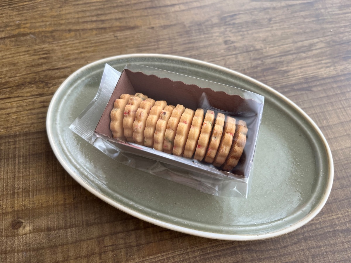 薄焼きカラースプレークッキー