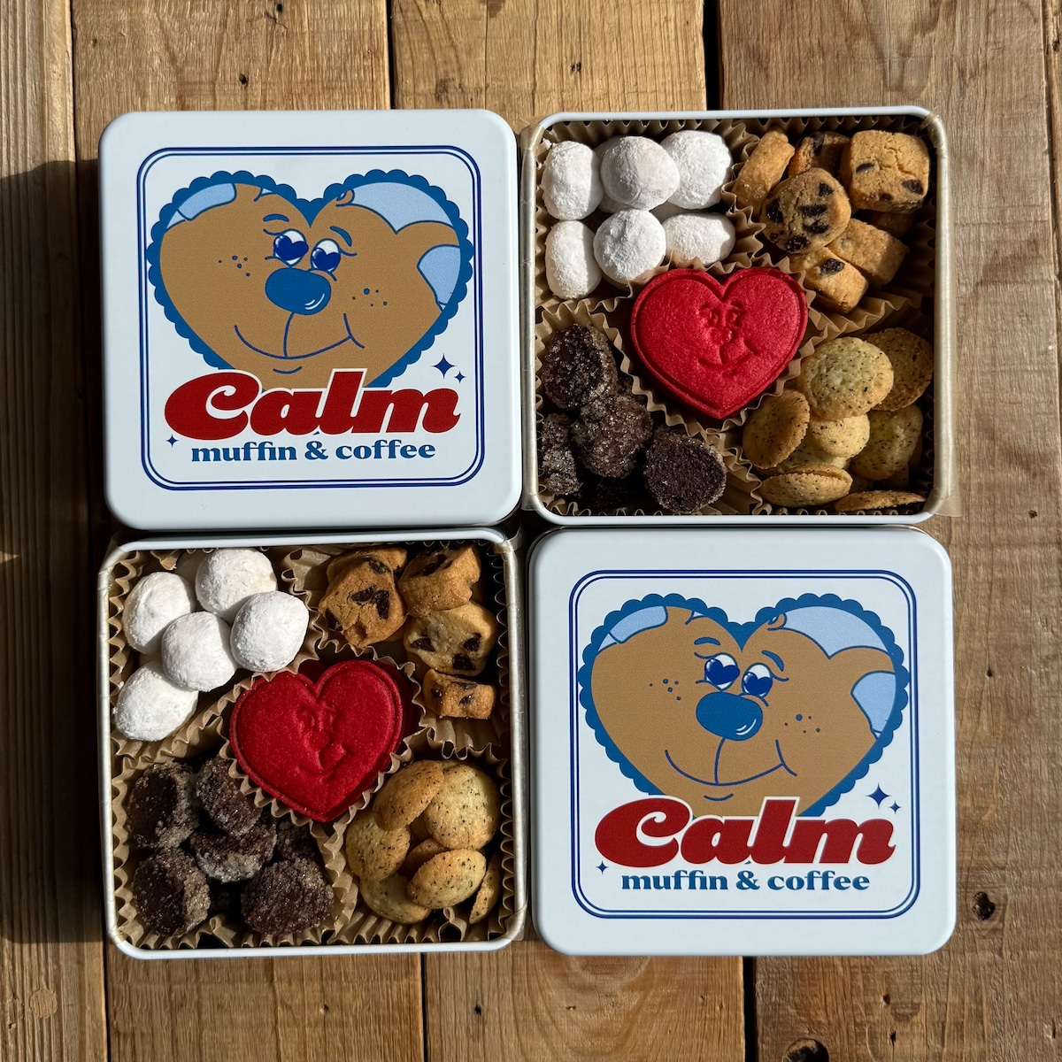 ホワイトデークッキー缶