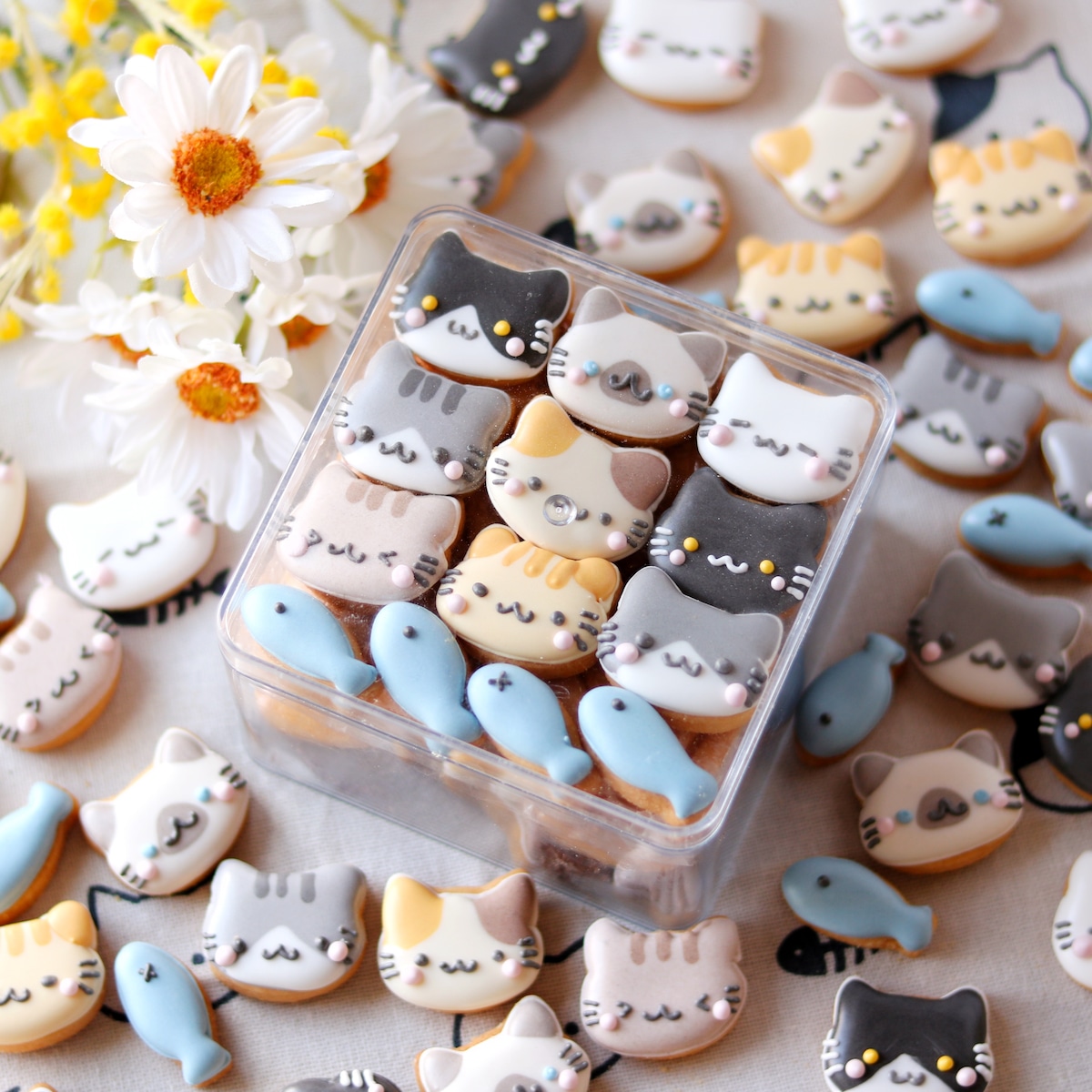 ねこまみれクッキーBOX【先着】