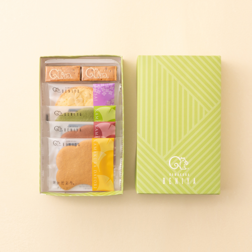 詰合せ01（クルミッ子2個 あじさい1枚 鎌倉だより3枚）