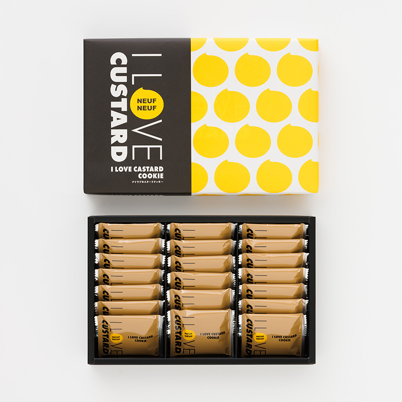 アイラブカスタードクッキー20枚入 I LOVE CUSTARD