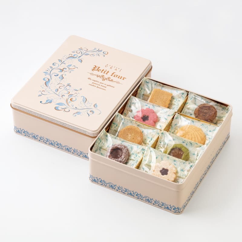 アトリエうかいの代表商品 フールセック・アソルティ缶(30個入)/クッキ