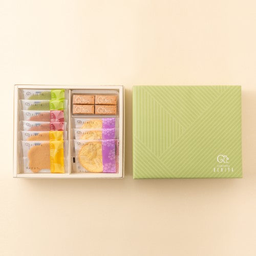 詰合せ02（クルミッ子4個 あじさい3枚 鎌倉だより6枚）