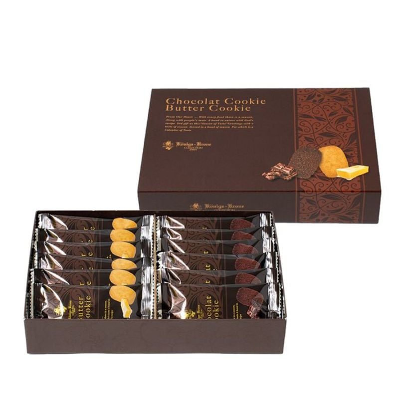 KONIGS KRONEの代表商品 バタークッキー&ショコラクッキー 12枚入【のし不可】 【ラッピング不可】